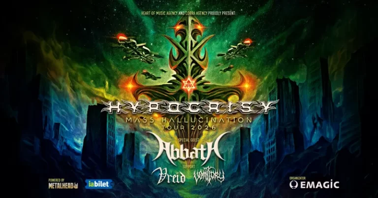 Hypocrisy, Abbath, Vomitory și Vreid @ Arenele Romane