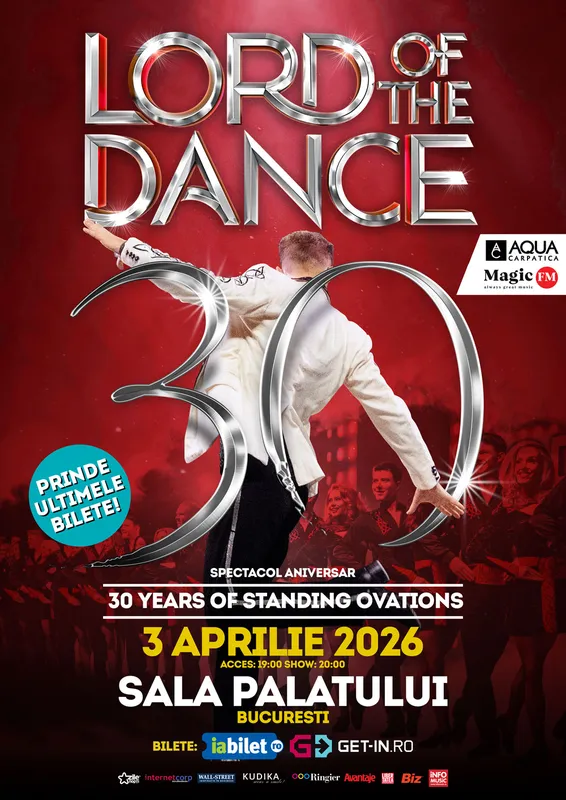 Lord of the Dance: 30th Anniversary Tour @ Sala Palatului