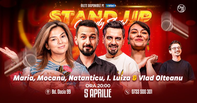 Maria Popovici, Mocanu, Natanticu, Ioana Luiza - Vlad Olteanu | Stand Up Comedy @ Club 99