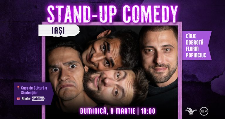 Stand-up comedy cu Cîrje, Florin, Dobrotă și Popinciuc @ Casa de Cultură a Studenților