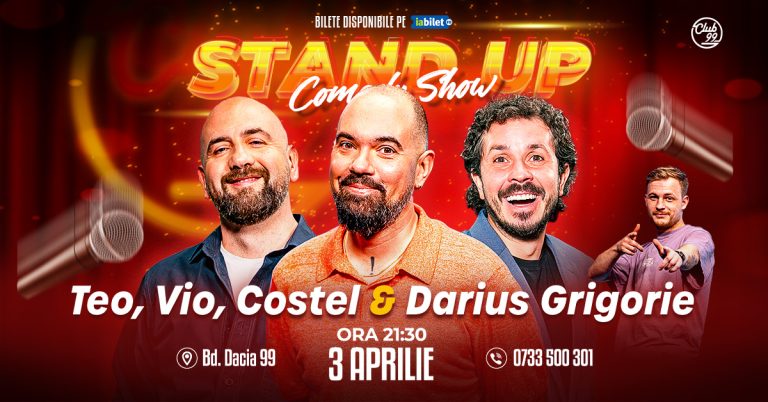 Teo, Vio, Costel - Darius Grigorie | Stand Up Comedy @ Club 99