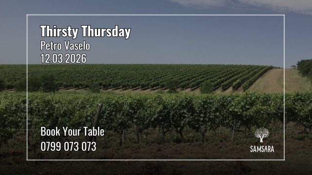 Thirsty Thursday - Petro Vaselo