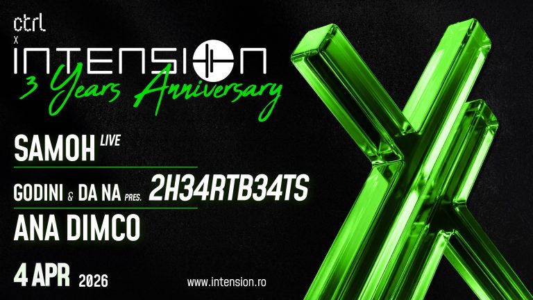 ctrl x inTension 3 years anniversary with SAMOH [NL], 2H34RTB34TS, Ana Dimco [USA] @ Control Club
