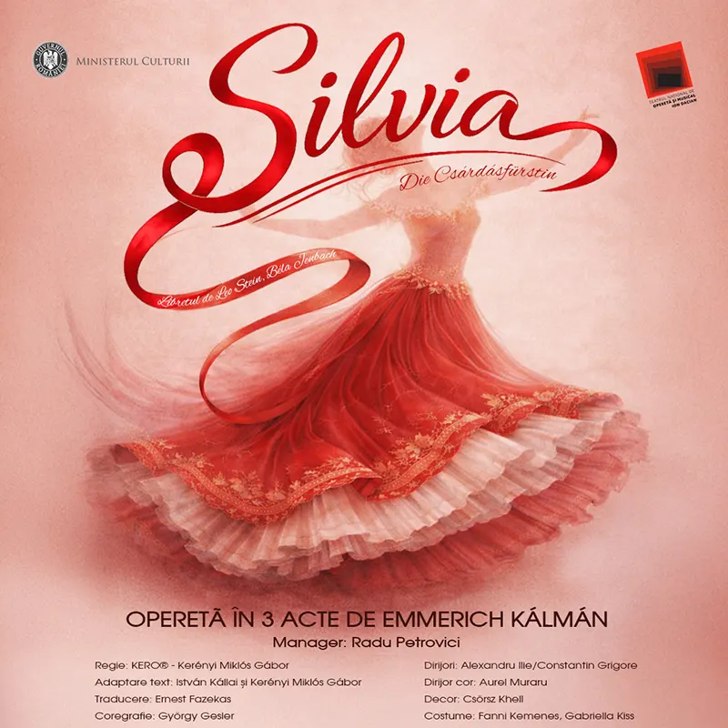 Opereta Silvia premiera 2026 Afis