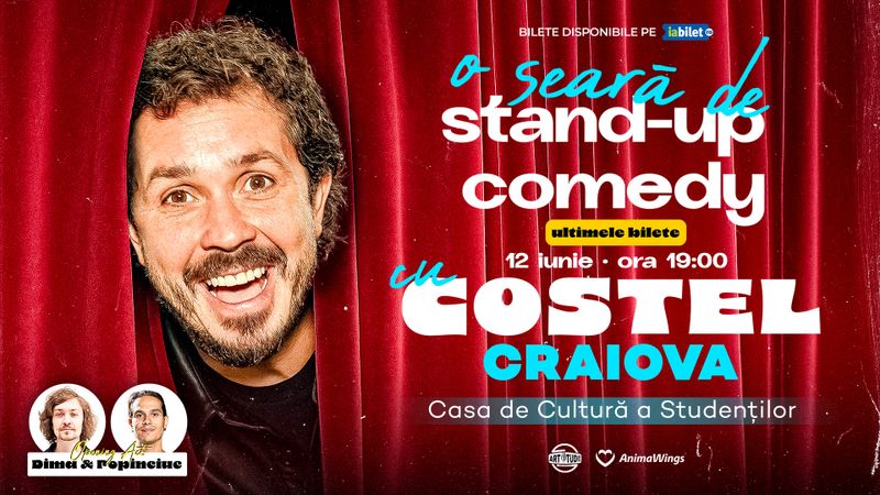 O seară de stand up comedy cu Costel