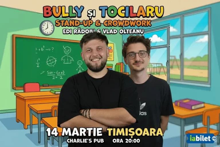 Stand-Up & Crowdwork cu Edi Rădoiu și Vlad Olteanu