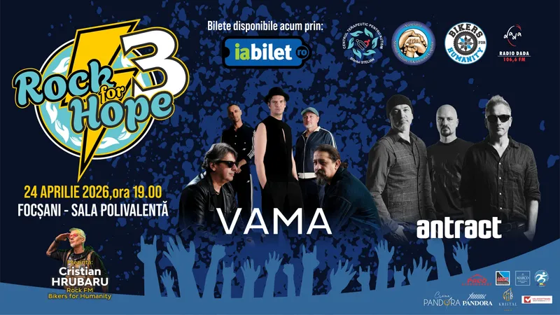 Rock for Hope - Ajută și Tu Copiii cu Autism @ Sala Sporturilor Focșani