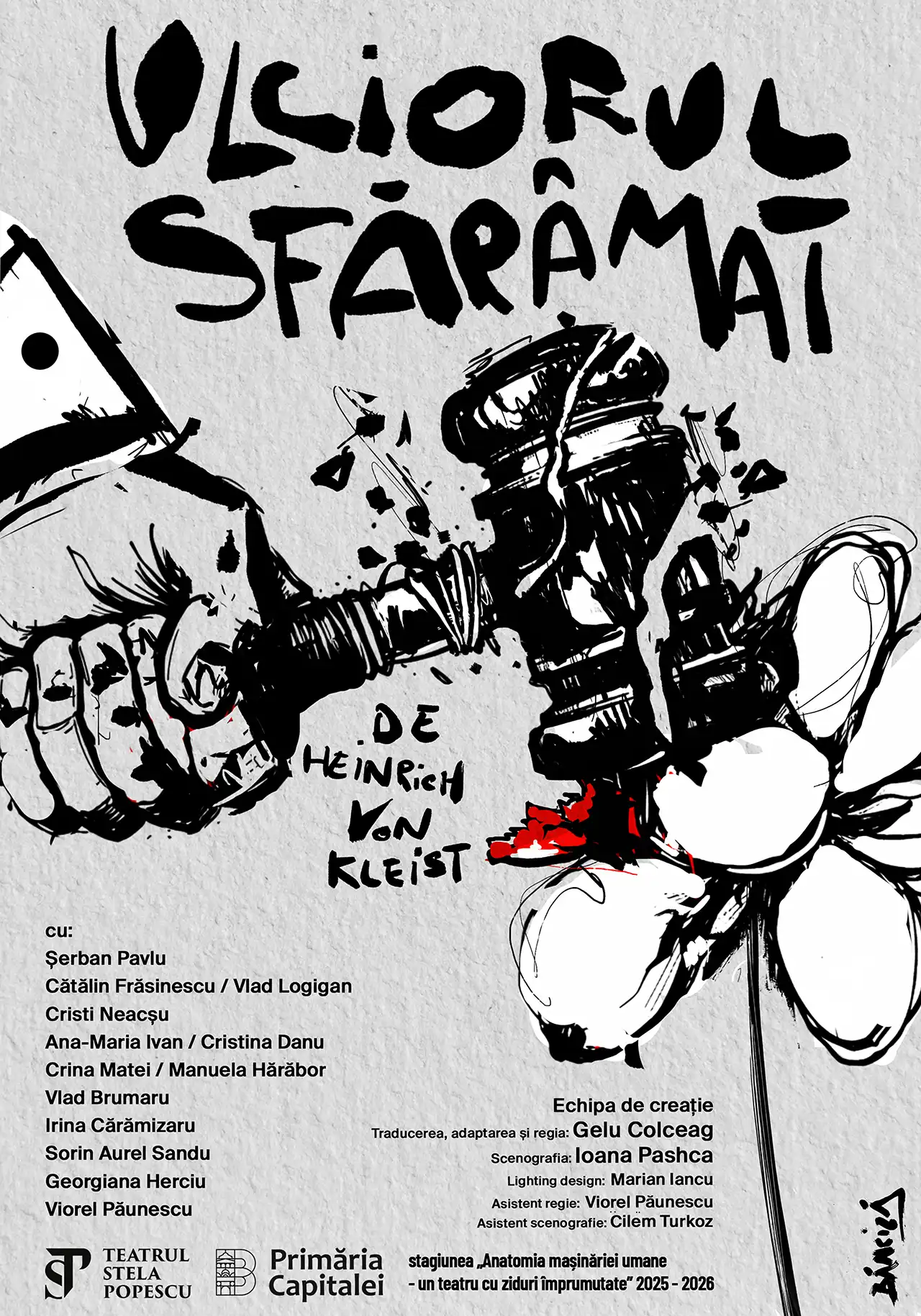 Producţia Teatrului Stela Popescu,&nbsp;Ulciorul sfăr&acirc;mat, revine pe scena Teatrului de Comedie