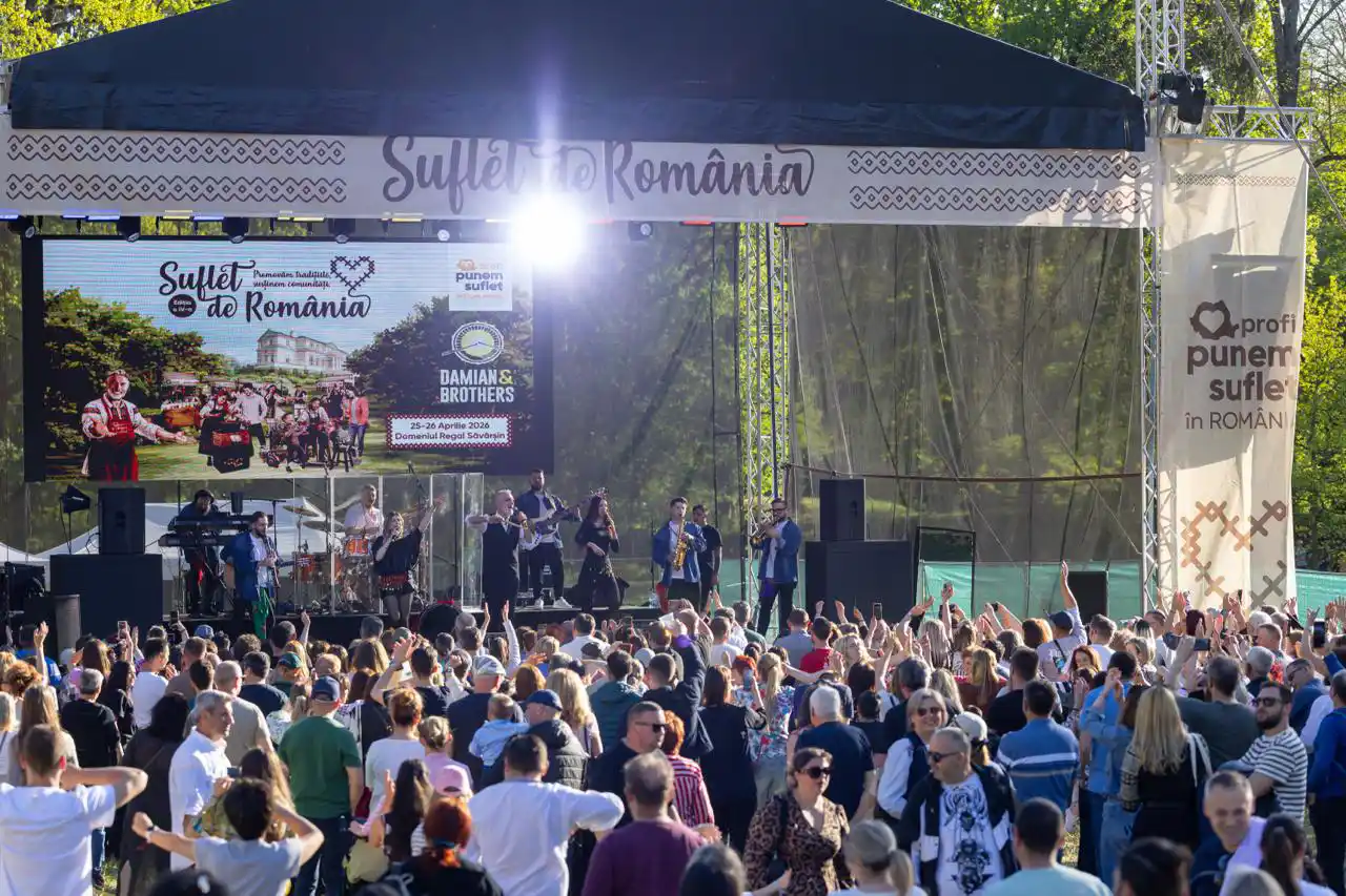 Poză Damian Draghici & Brothers in prima zi a festivalului Suflet de Romania