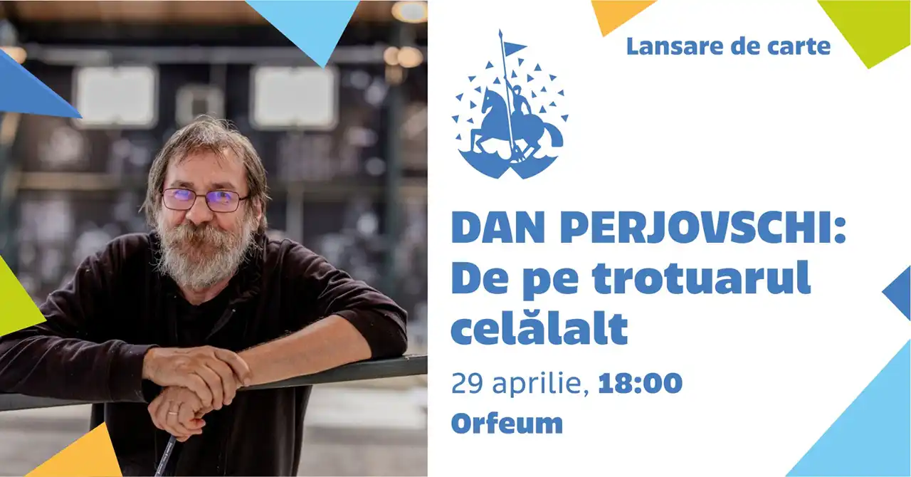 Dan Perjovschi: De pe trotuarul celălalt &ndash; Lansare de carte la Sf&acirc;ntu Gheorghe