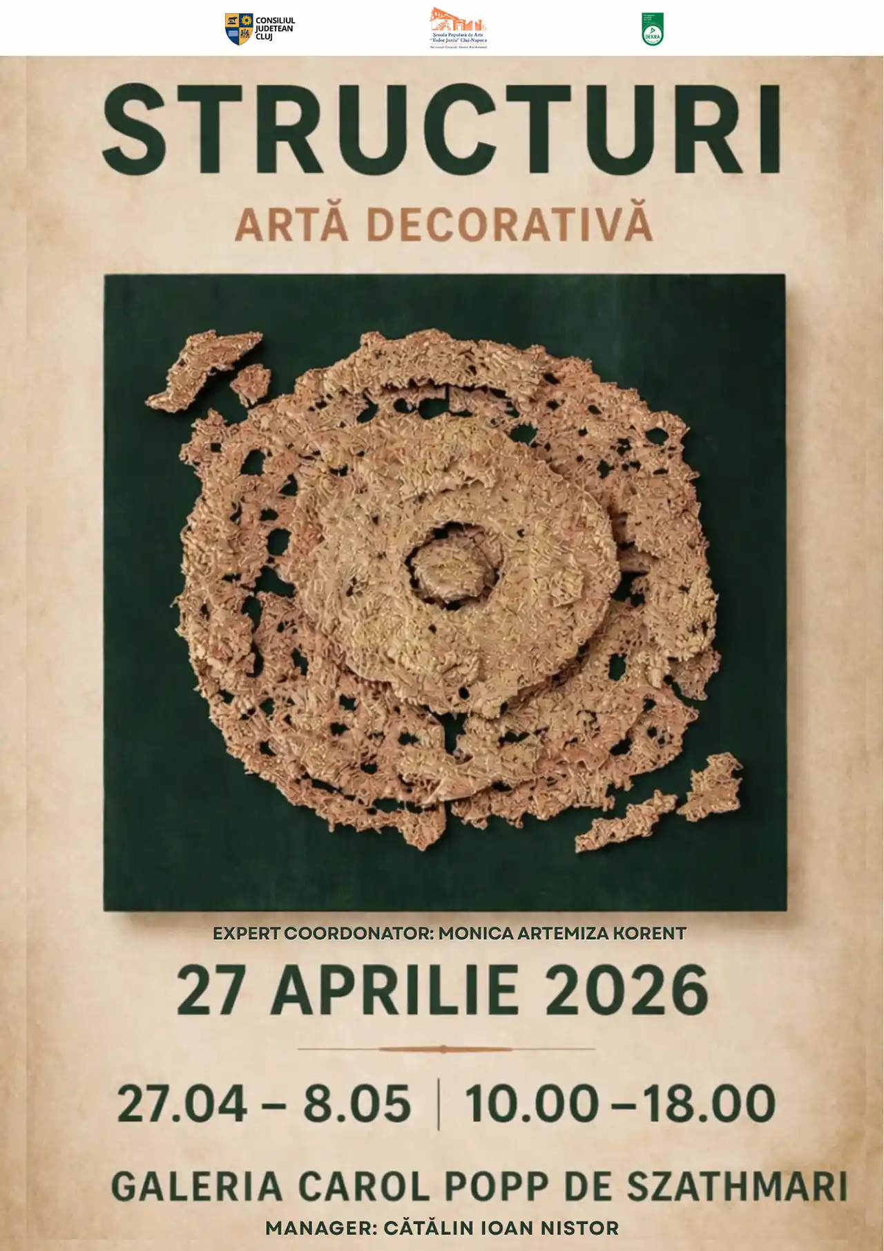 Expoziția de artă decorativă &bdquo;STRUCTURI&rdquo;&nbsp;