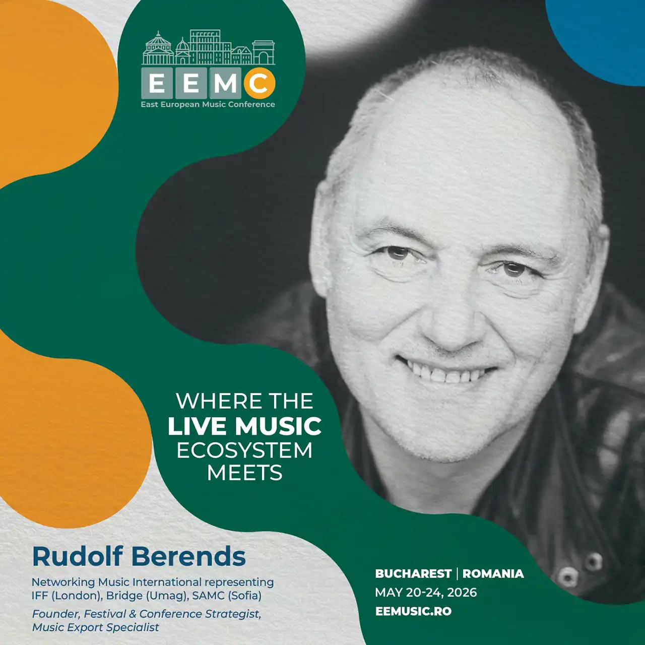 Biletele pentru East European Music Conference 2026 sunt disponibile: Bucureștiul devine hub-ul muzicii live &icirc;n luna mai