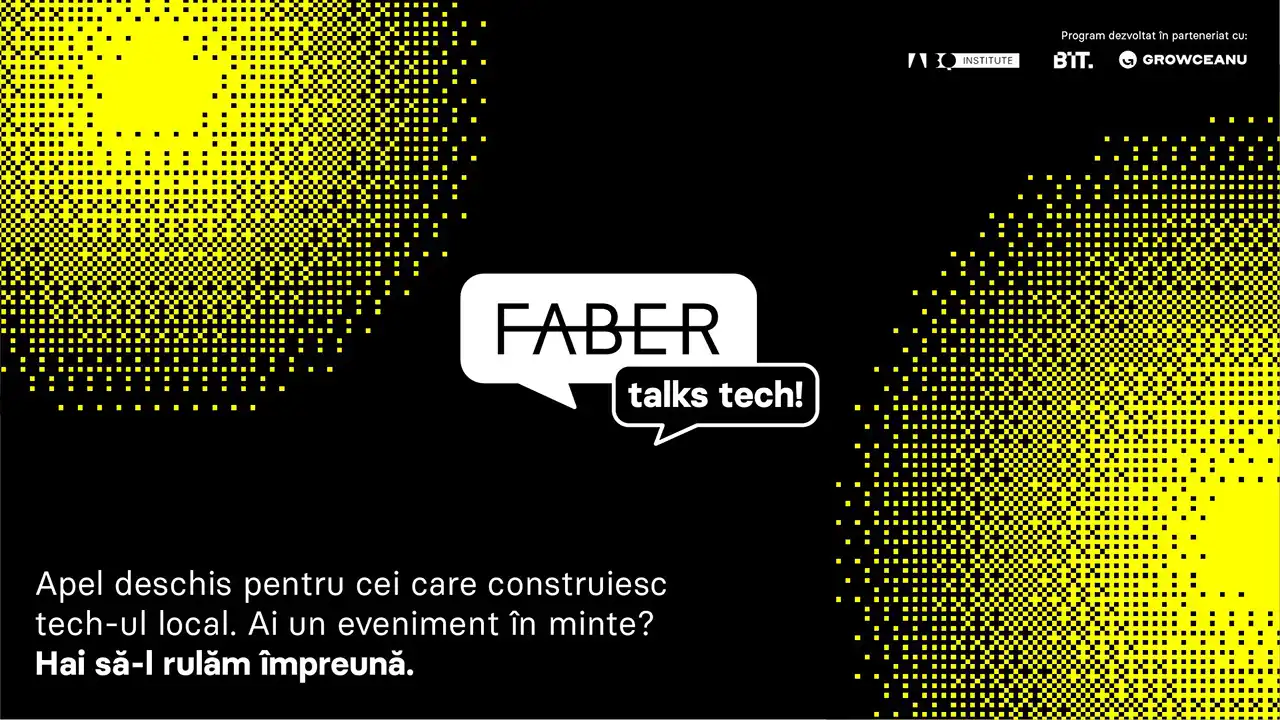 FABER, Growceanu, BanatIT şi ABQ Institute a lansat FABER talks tech! &ndash; spațiu şi infrastructură pentru comunitățile tech din Timişoara