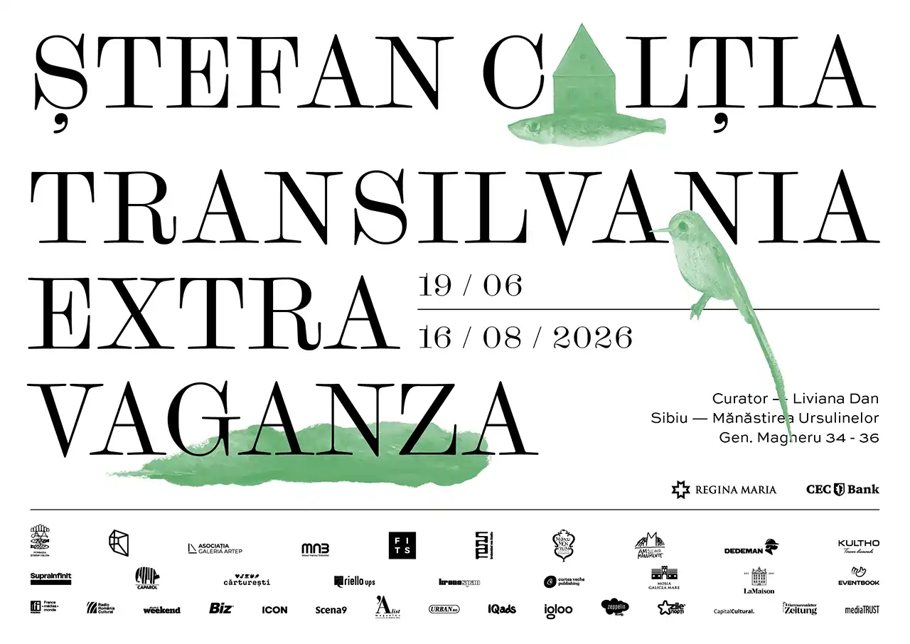 Cea mai amplă expoziție dedicată lui Ștefan C&acirc;lția se deschide la Sibiu: &bdquo;Transilvania | Extravaganza&rdquo;