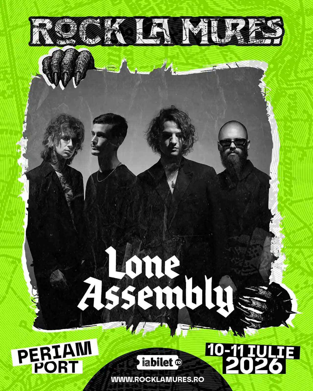 Rock la Mureș 2026 anunță noi confirmări: Lone Assembly (Elveția) și +SHE+ (Rom&acirc;nia)