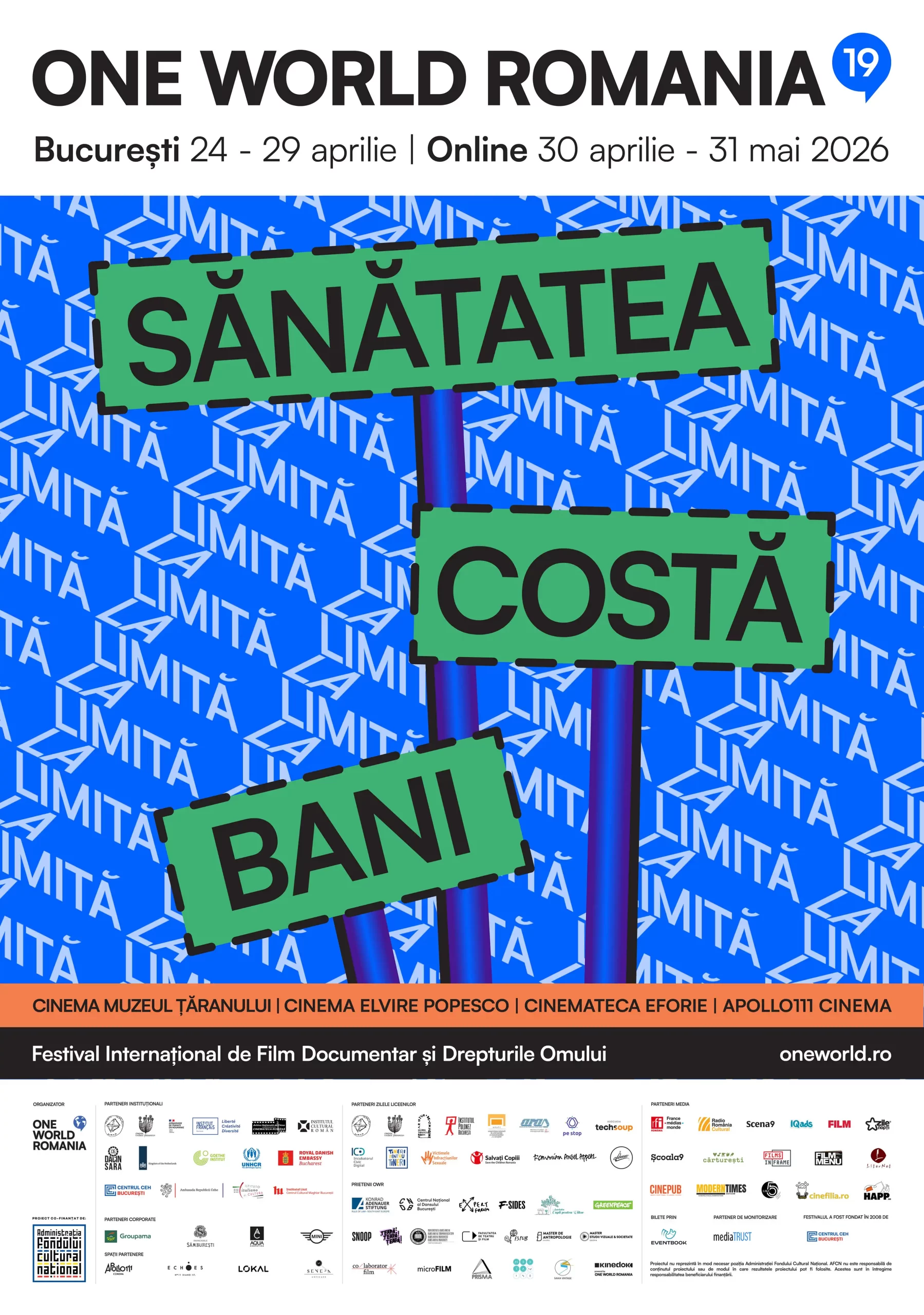 One World Romania 19, ediția care pune sub semnul &icirc;ntrebării austeritatea și direcția lumii