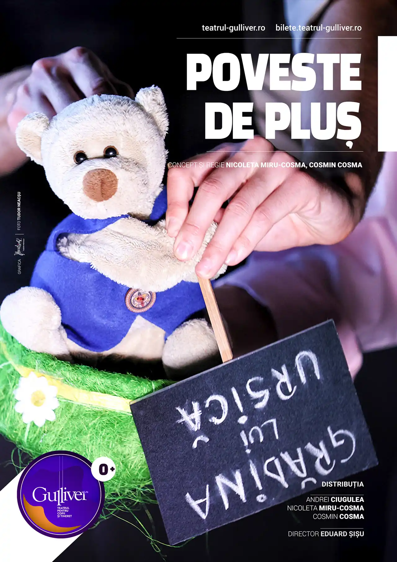 Magia primei jucării &icirc;n spectacolul &rdquo;Poveste de pluș&rdquo;, la Teatrul &rdquo;Gulliver&rdquo;