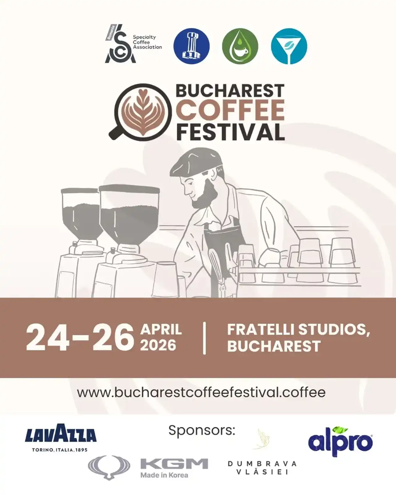 Trei zile &icirc;n care cafeaua se dă &icirc;n spectacol - Bucharest Coffee Festival are loc &icirc;ntre 24 și 26 aprilie