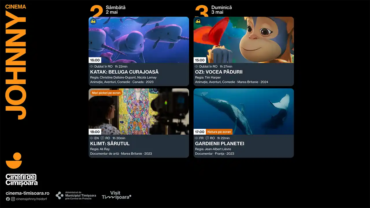 Filmele care rulează la cinema Jonhhny din Timisoara