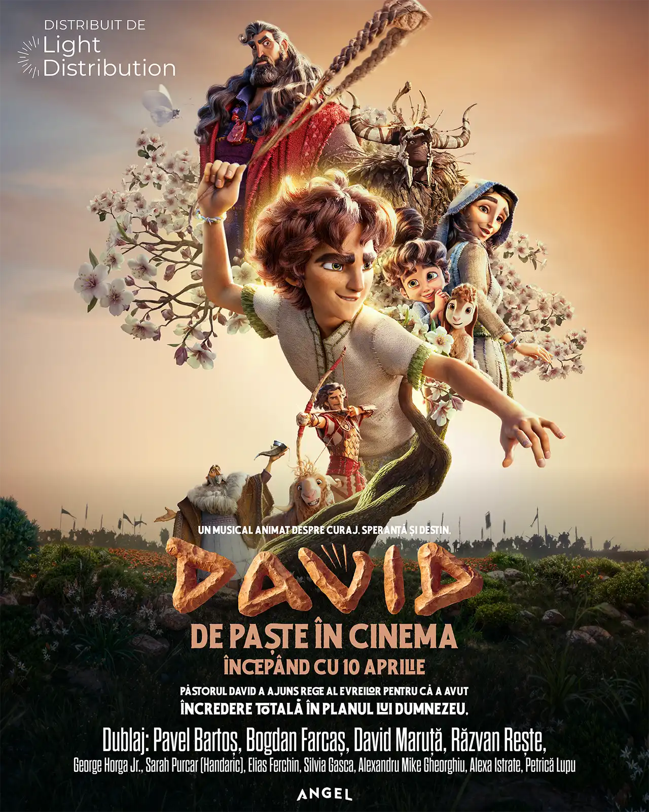 „DAVID” — musicalul animat epic ajunge în cinematografele din România de Paște