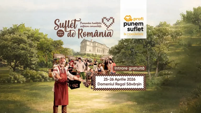 Cea mai amplă ediție de până acum a festivalului Suflet de România, pe Domeniul Regal Săvârșin, pe 25 și 26 aprilie