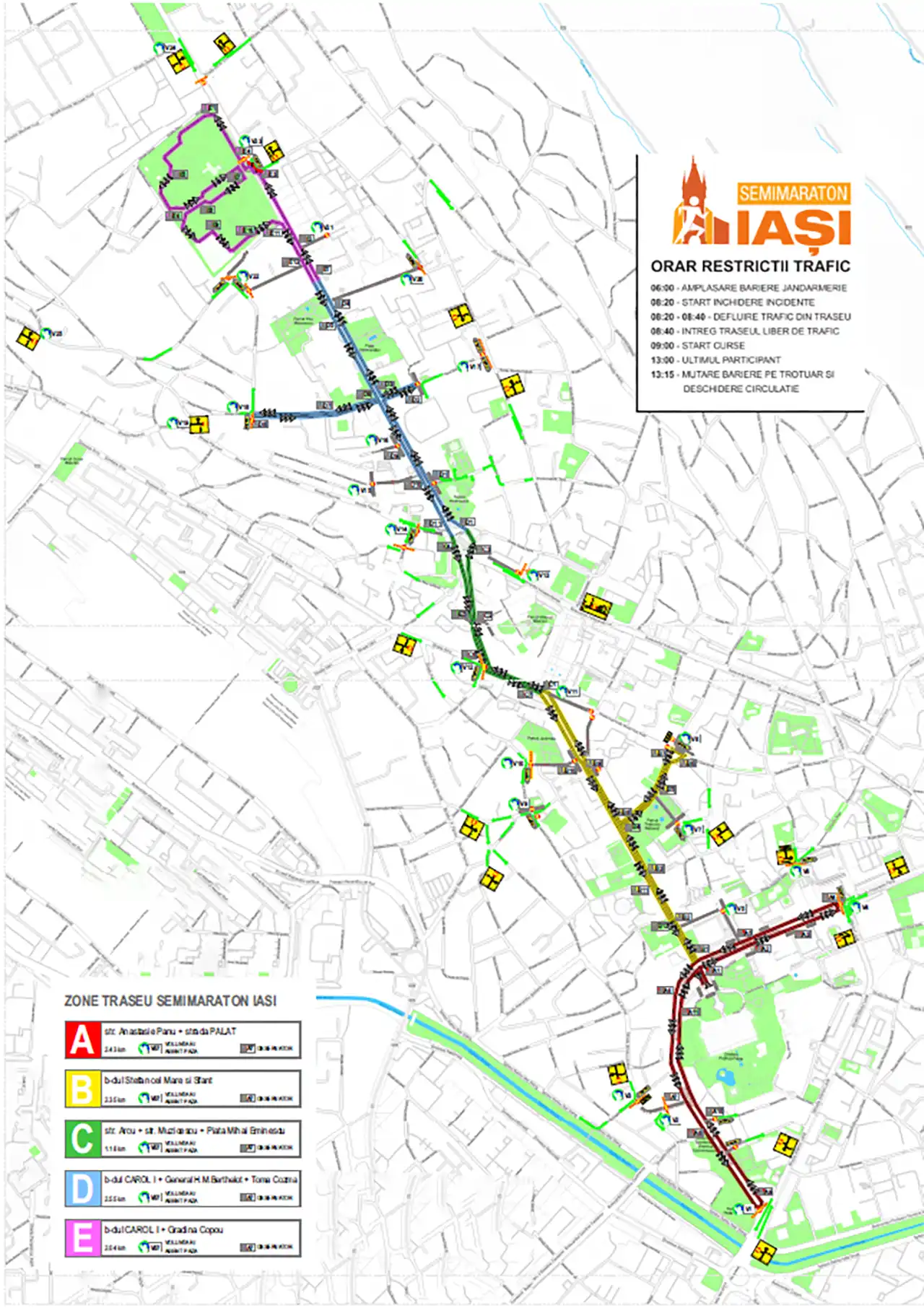 Semimaraton Iași 2026: traseu nou și restricții de trafic &icirc;n oraș&nbsp;