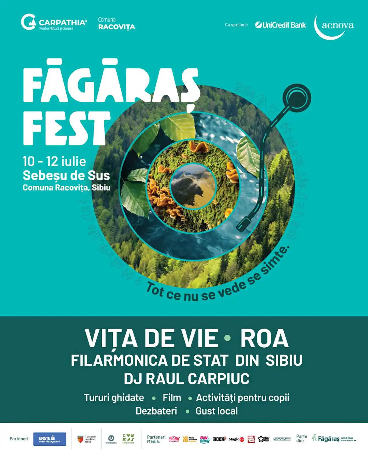Posterul Vizual Fagaras Fest editia 2026