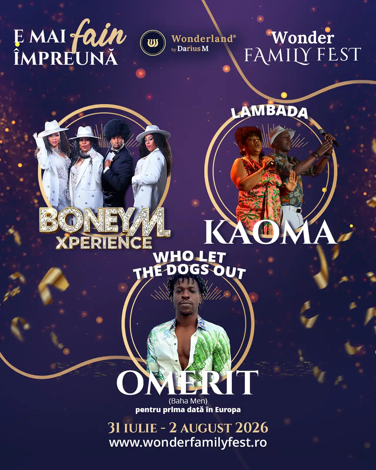 WONDER FAMILY FEST 2026: Line-up internațional și activități spectaculoase la cea de-a treia ediție a celui mai complex festival de familii din Rom&acirc;nia&nbsp;