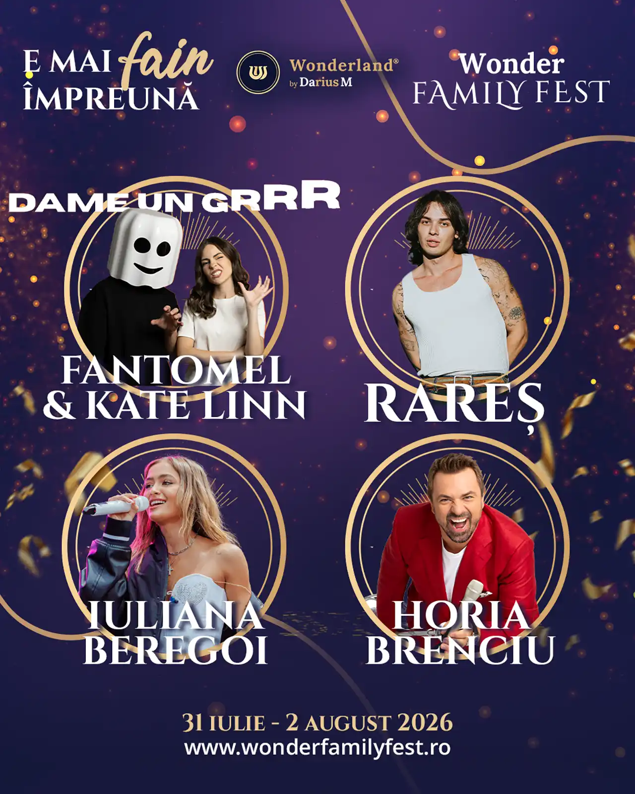 WONDER FAMILY FEST 2026: Line-up internațional și activități spectaculoase la cea de-a treia ediție a celui mai complex festival de familii din Rom&acirc;nia&nbsp;