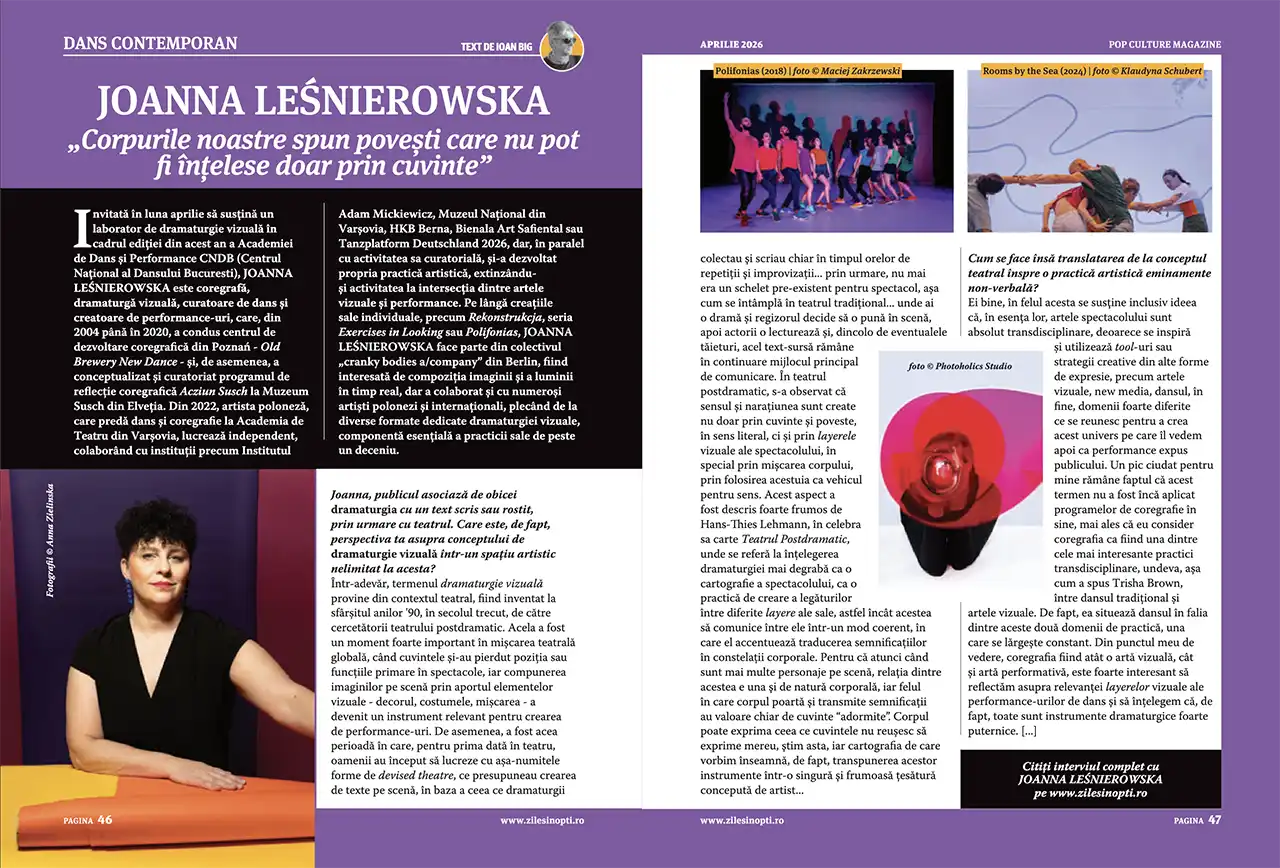 A apărut revista Zile și Nopți, ediția de aprilie, tipărită în două variante de copertă