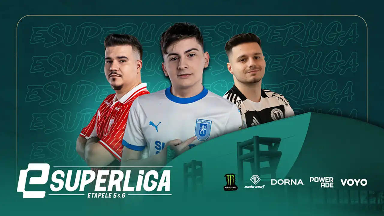Lupta pentru etapele finale se decide la Craiova: aflăm cele 8 echipe care se vor bate pentru titlul eSuperliga