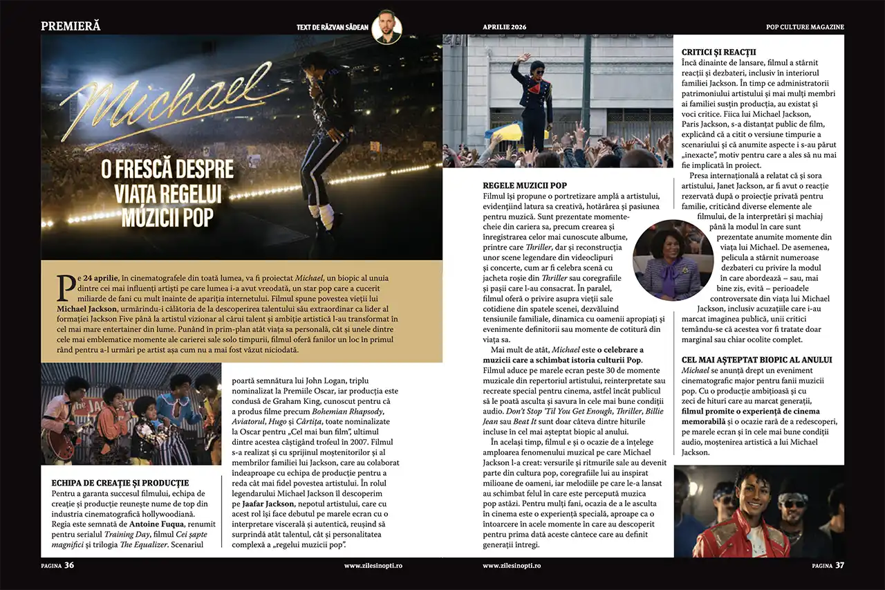 A apărut revista Zile și Nopți, ediția de aprilie, tipărită în două variante de copertă