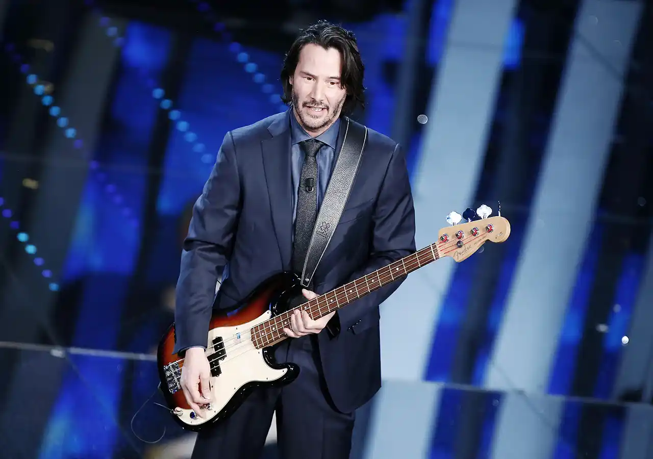 Poză cu Keanu Reeves - Dogstar pe scenă