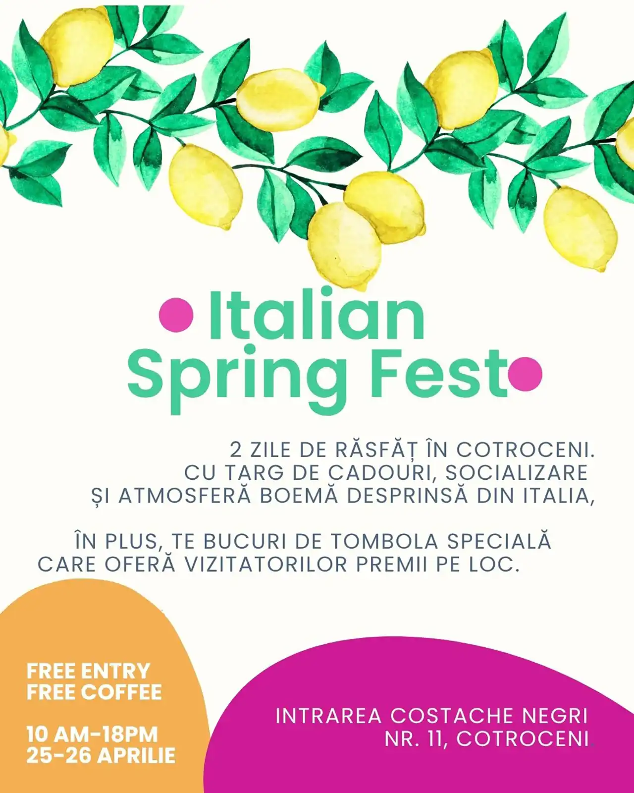 Târg de cosmetice & cadouri: Italian Spring Fest @ Cotroceni