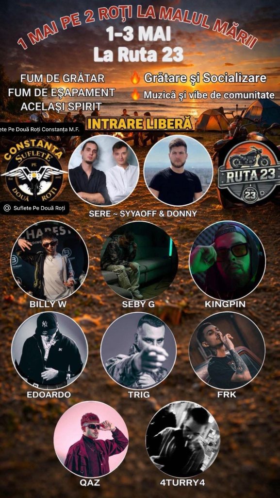 3-1 Mai pe 2 roți la malul mării