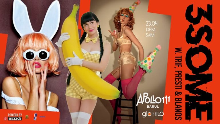 3Some w. Trif & Presti & Blanos @ Apollo111 Barul & Terasa
