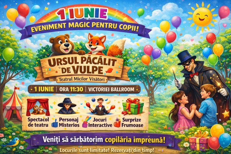 Ursul păcălit de vulpe și un eveniment magic pentru copii și părinți @ Victoriei Ballroom