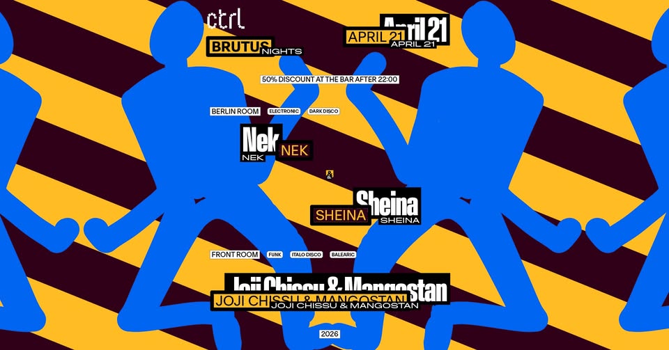 Brutus nights: Nek & Sheina, Joji Chissu & Mangostan @ Control Club