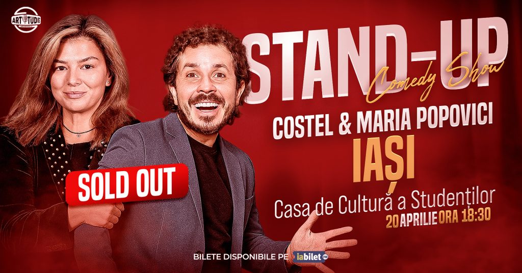 Costel și Maria Popovici - Stand Up Comedy Show @ Casa de Cultură a Studenților