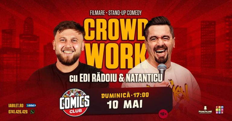 CrowdWork cu Edi și Natanticu @ Comics Club