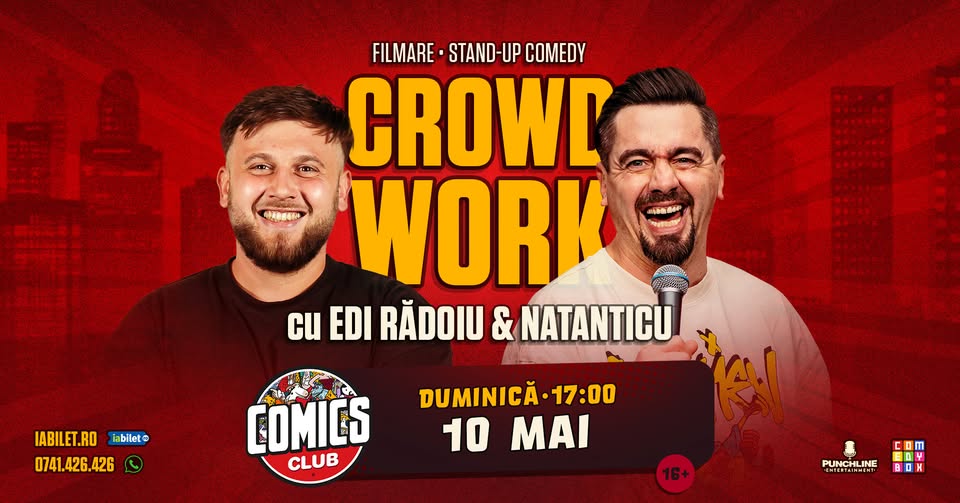 CrowdWork cu Edi și Natanticu @ Comics Club