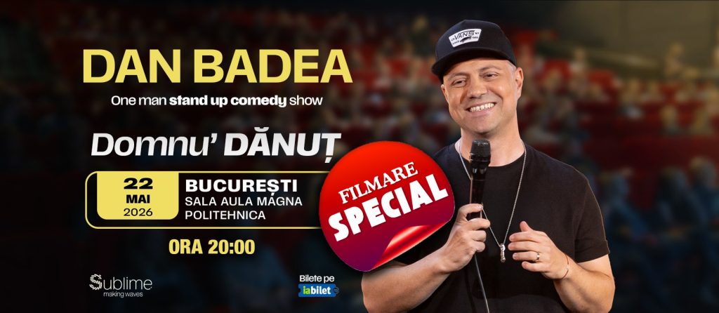 Dan Badea: Filmare Special “Domnu' Dănuț” @ Aula Magna Politehnica București