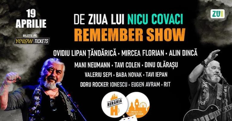 De ziua lui Nicu Covaci – Remember Show – Ovidiu Lipan Țăndărică, Mircea Florian, Alin Dincă & more @ Berăria H