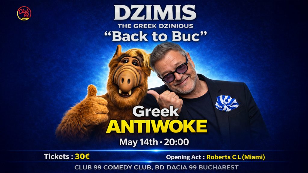 Dzimis Tsapas "The Greek Dzinious" | Back to Buc | English Stand Up Comedy @ Club 99