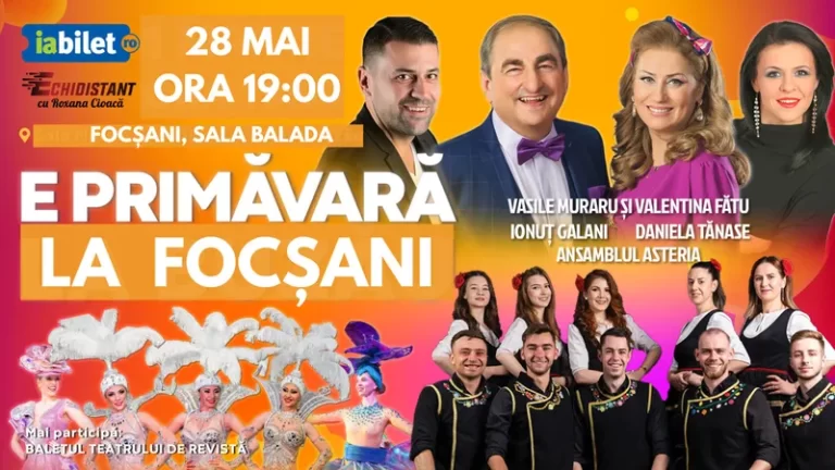 E Primăvară la Focșani