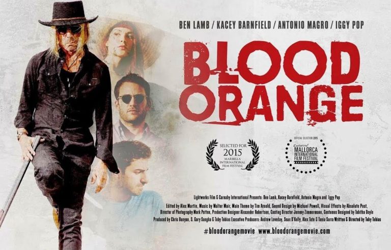 afisul filmului BLOOD ORANGE (2016, r: Toby Tobias)