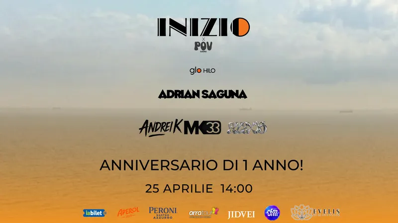 Inizio festa stradale