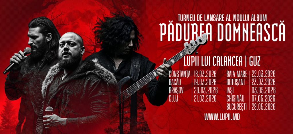 Lupii lui Calancea & Guz– Turneu Național de Lansare: „Pădurea Domnească” @ Sala Unirii - Cinema Victoria