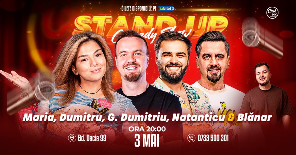Maria Popovici, George Dumitriu, Gabi Dumitriu, Natanticu - Blănar | Stand Up Comedy @ Club 99