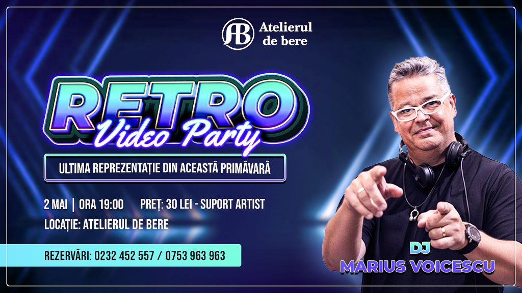 Retro Video Party cu DJ Marius Voicescu @ Atelierul de Bere